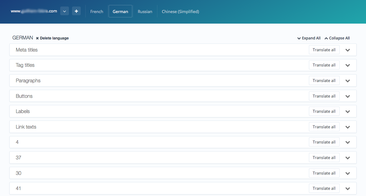 Second Page DB