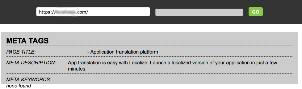 Teste de JavaScript SEO de tradução francês