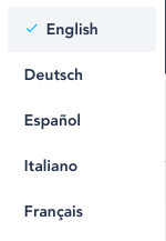 language switcher